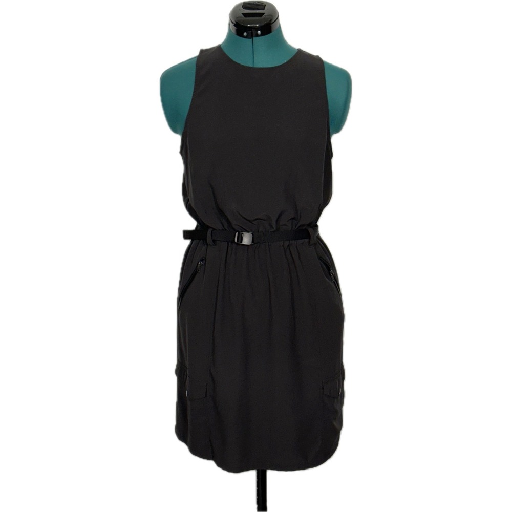 Patagonia Fleetwith Dress Sleeveless Belted S Black Athletic Travel 75155SP21‎